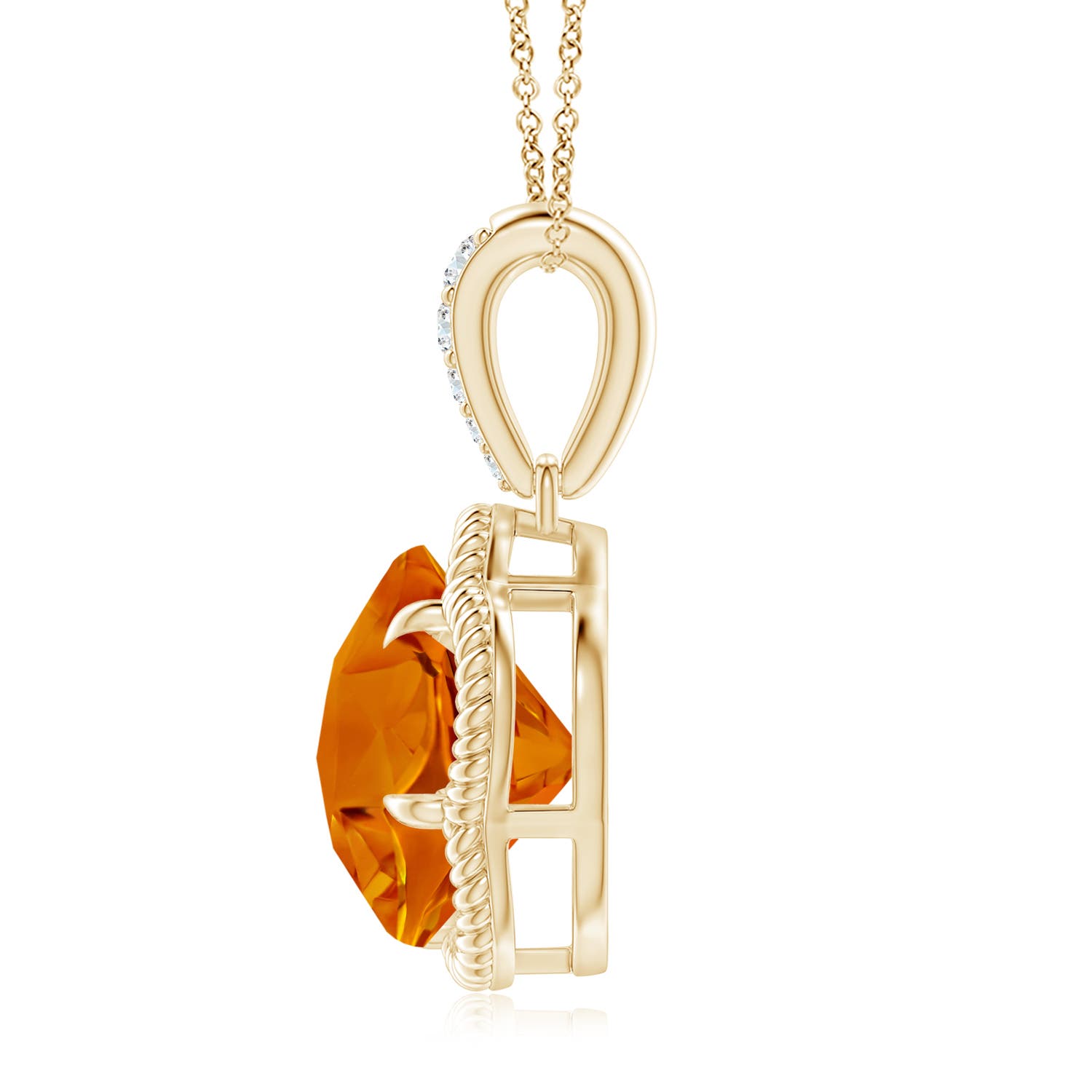 AAAA - Citrine / 3.77 CT / 14 KT Yellow Gold