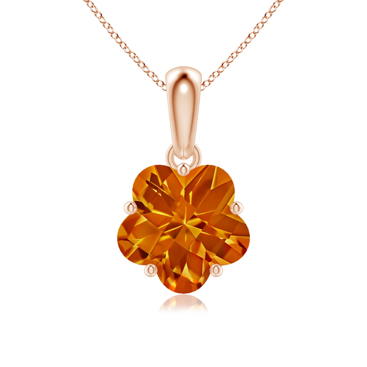 AAAA - Citrine / 1.6 CT / 14 KT Rose Gold