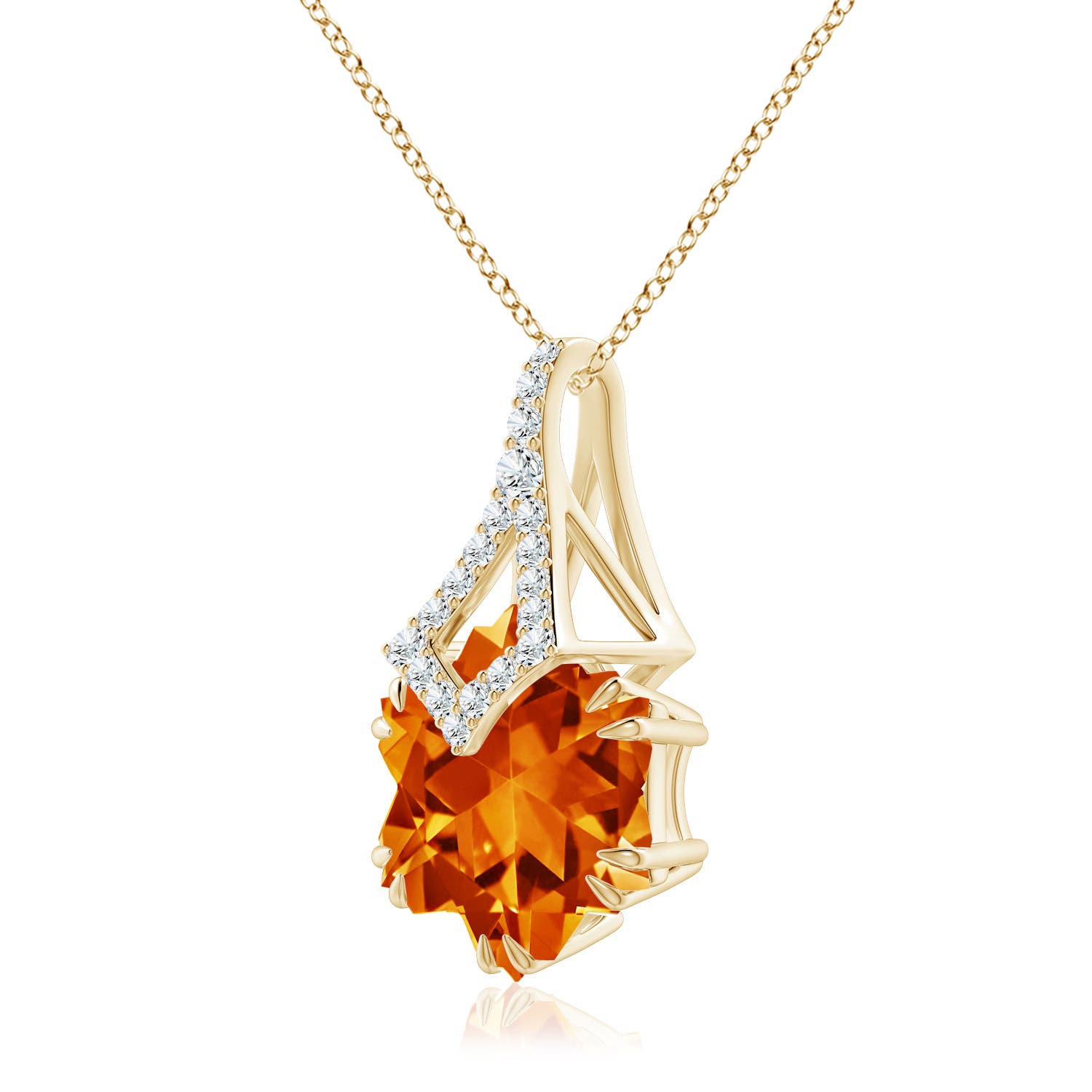 AAAA - Citrine / 7.4 CT / 14 KT Yellow Gold