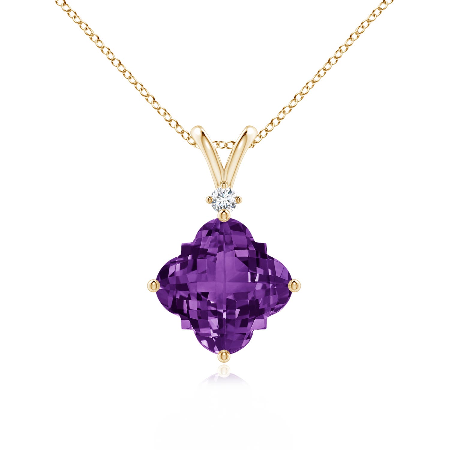 AAAA - Amethyst / 2.24 CT / 14 KT Yellow Gold