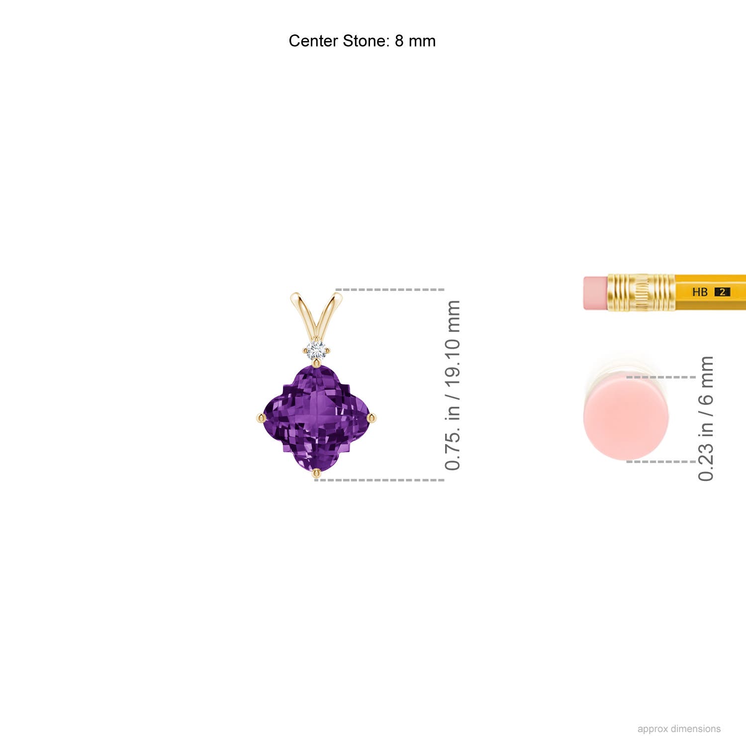 AAAA - Amethyst / 2.24 CT / 14 KT Yellow Gold