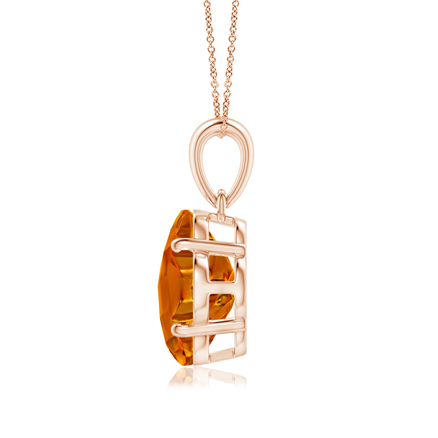 AAAA - Citrine / 2.3 CT / 14 KT Rose Gold