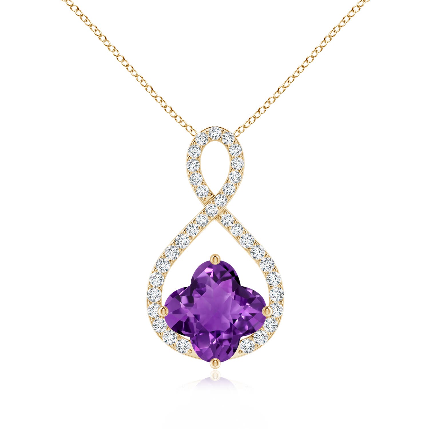 AAAA - Amethyst / 2.15 CT / 14 KT Yellow Gold