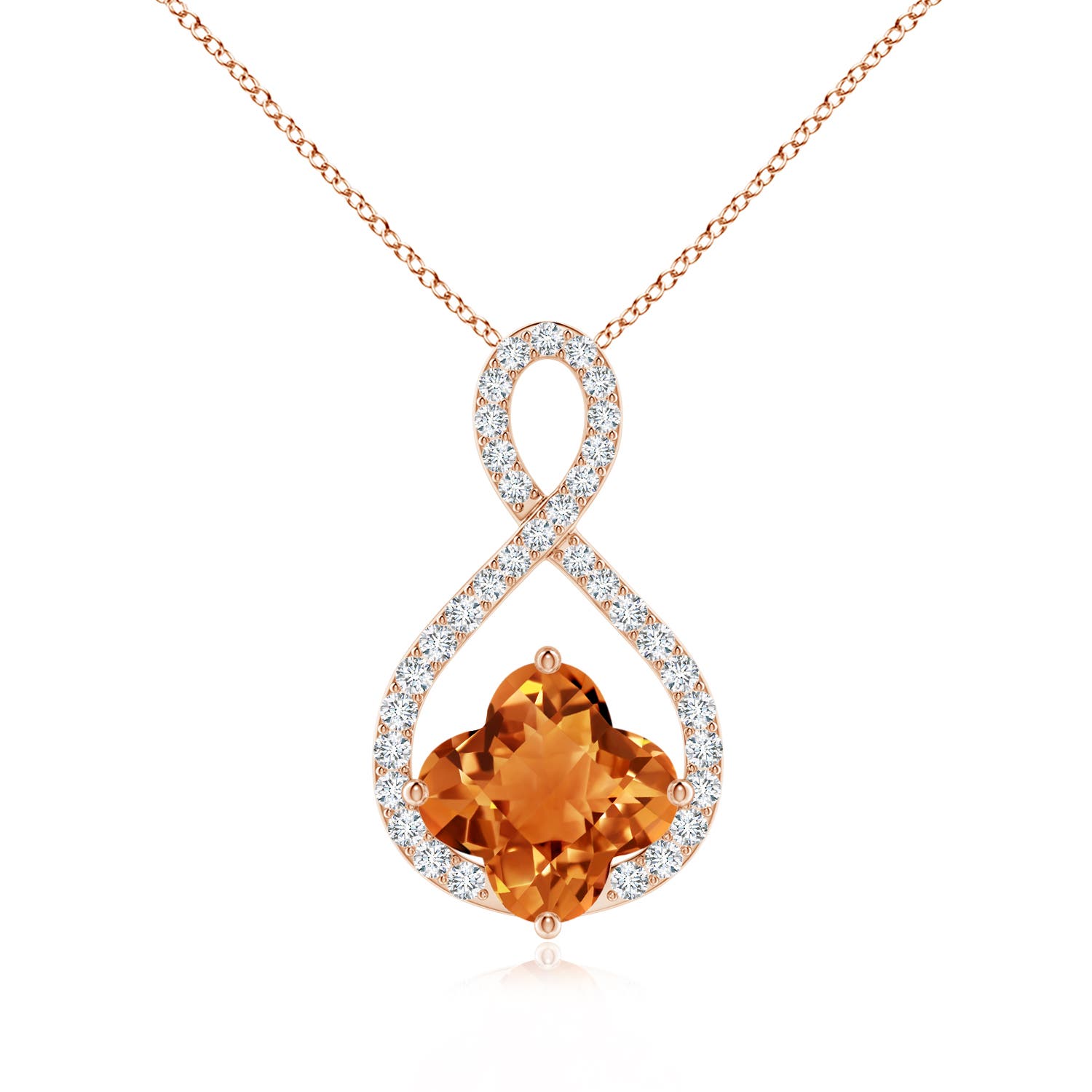 AAAA - Citrine / 2.15 CT / 14 KT Rose Gold