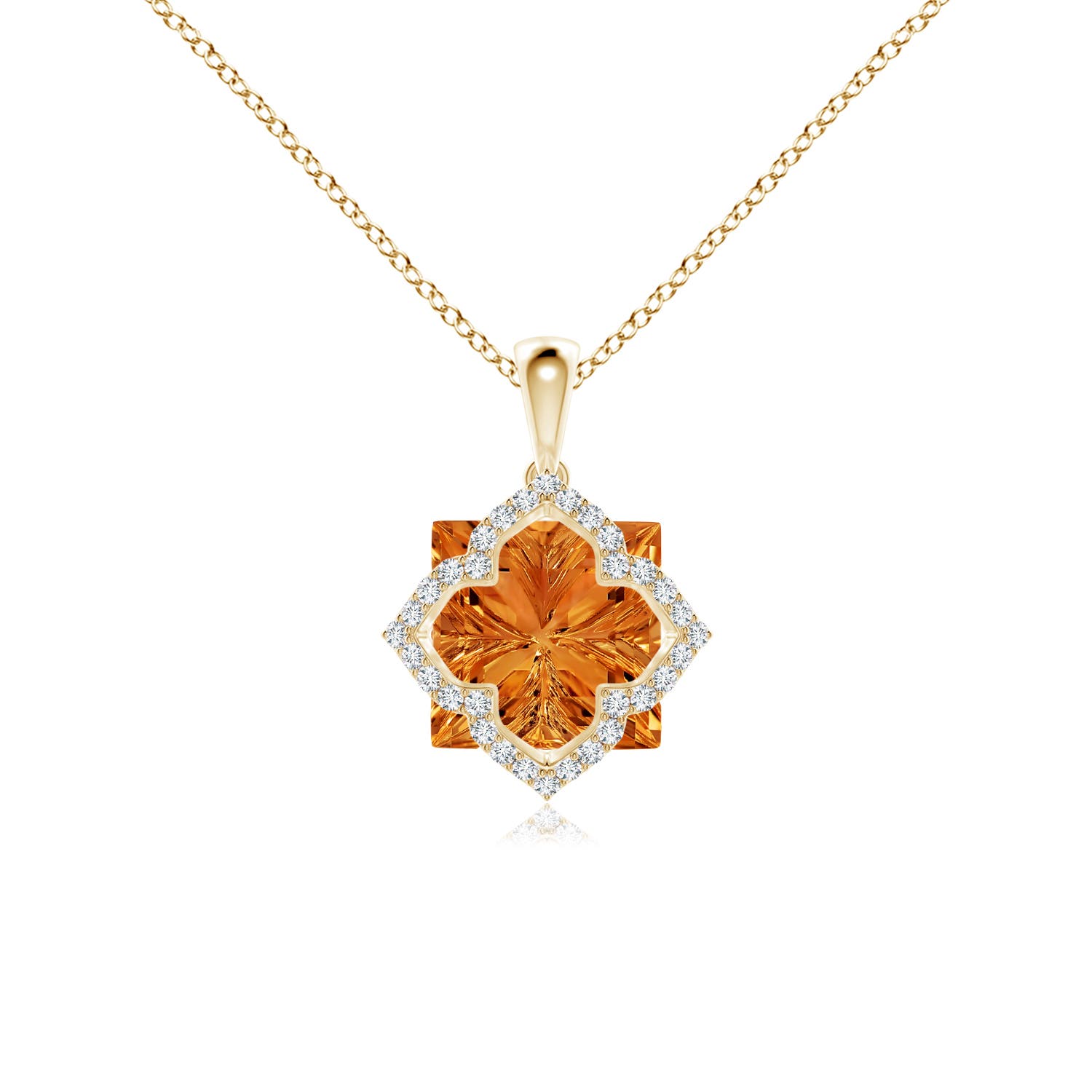 AAAA - Citrine / 4.46 CT / 14 KT Yellow Gold