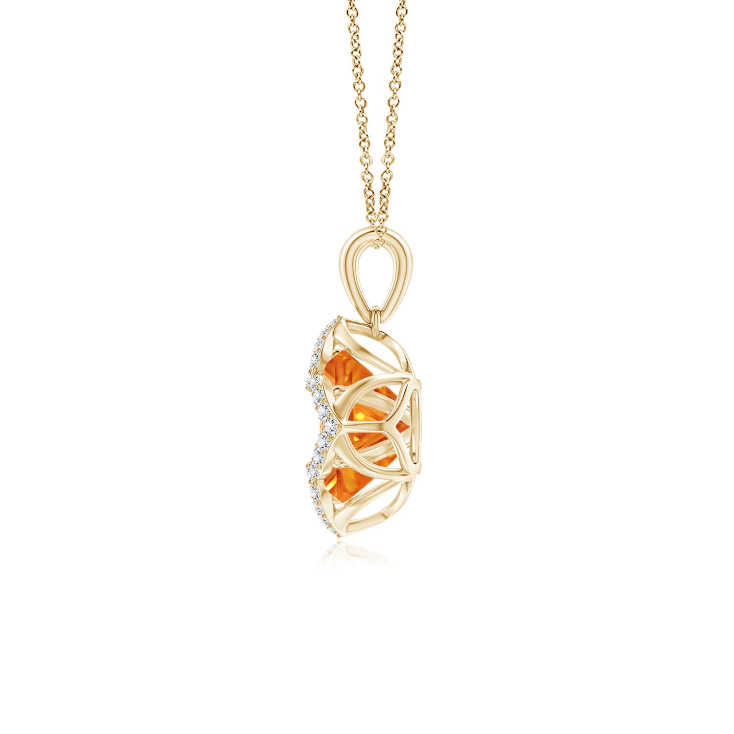 AAAA - Citrine / 4.46 CT / 14 KT Yellow Gold