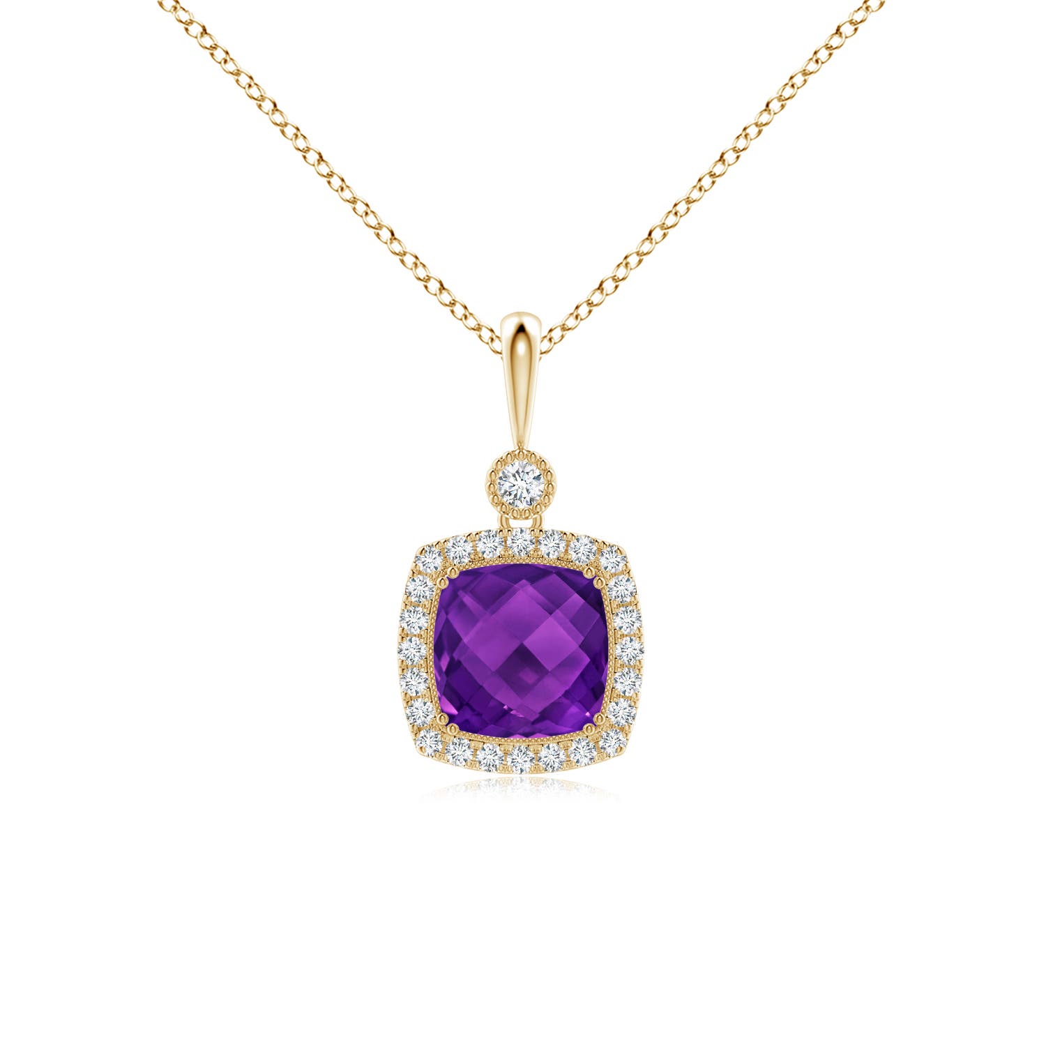 AAAA - Amethyst / 2.75 CT / 14 KT Yellow Gold