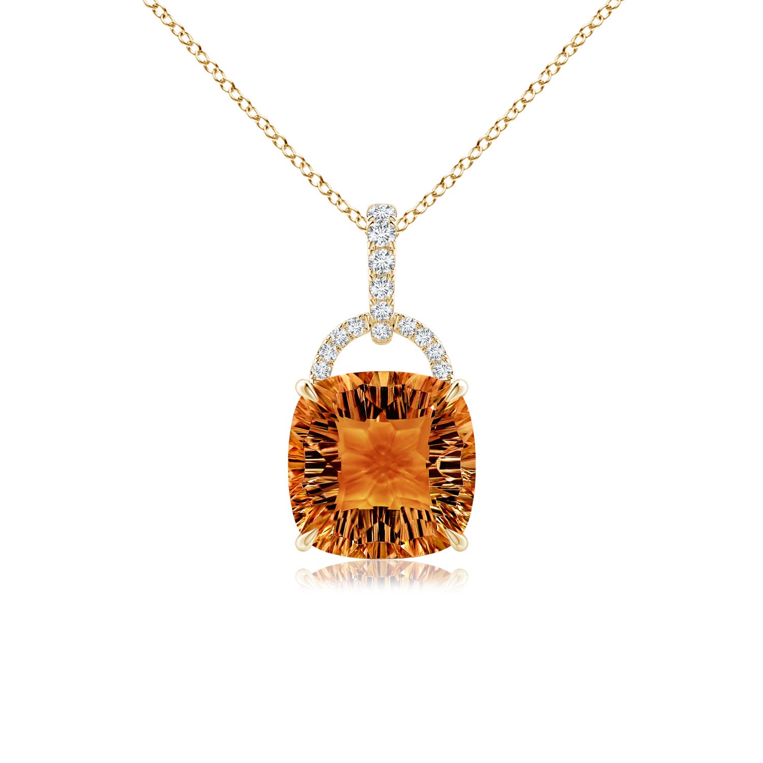 AAAA - Citrine / 3.6 CT / 14 KT Yellow Gold