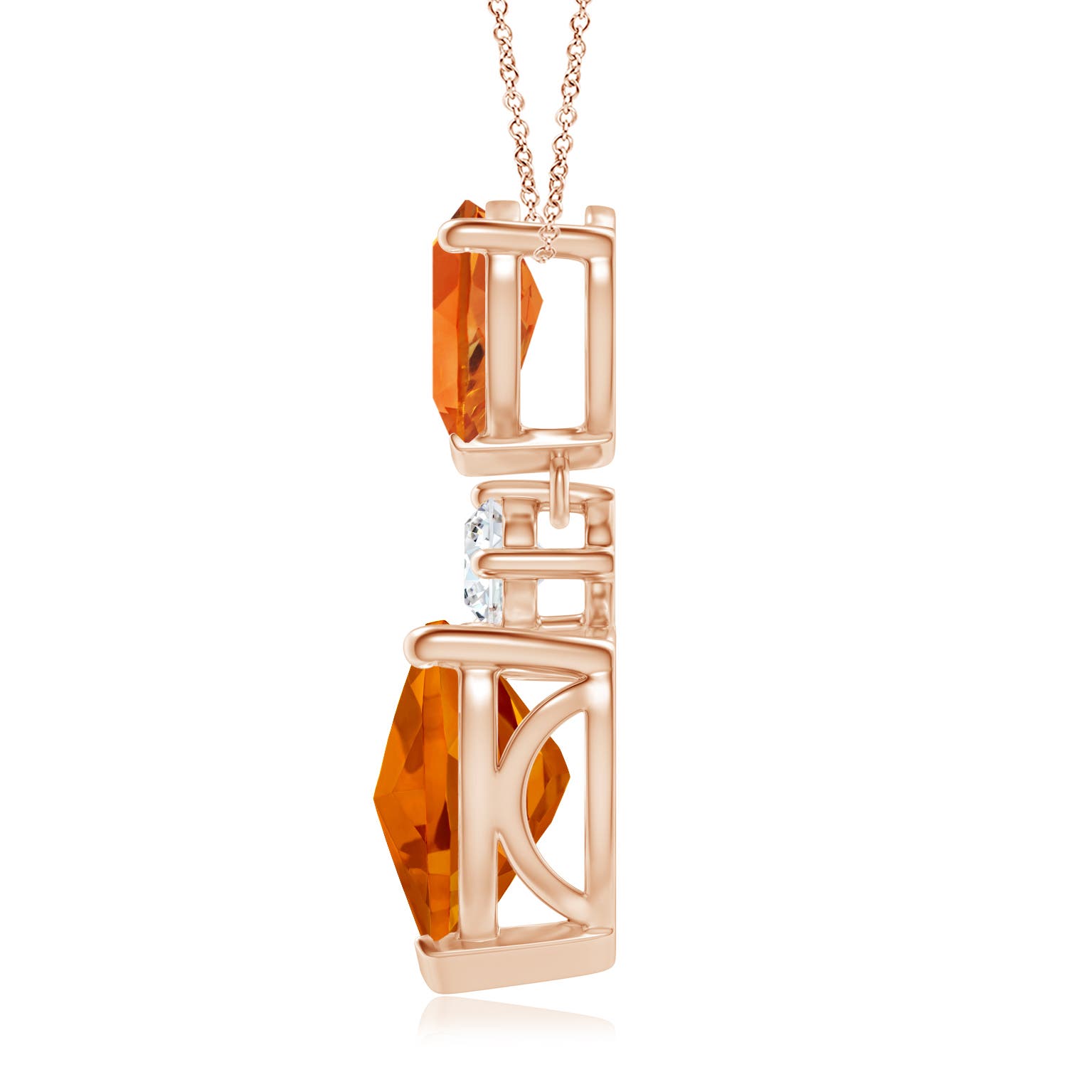 AAAA - Citrine / 4.06 CT / 14 KT Rose Gold