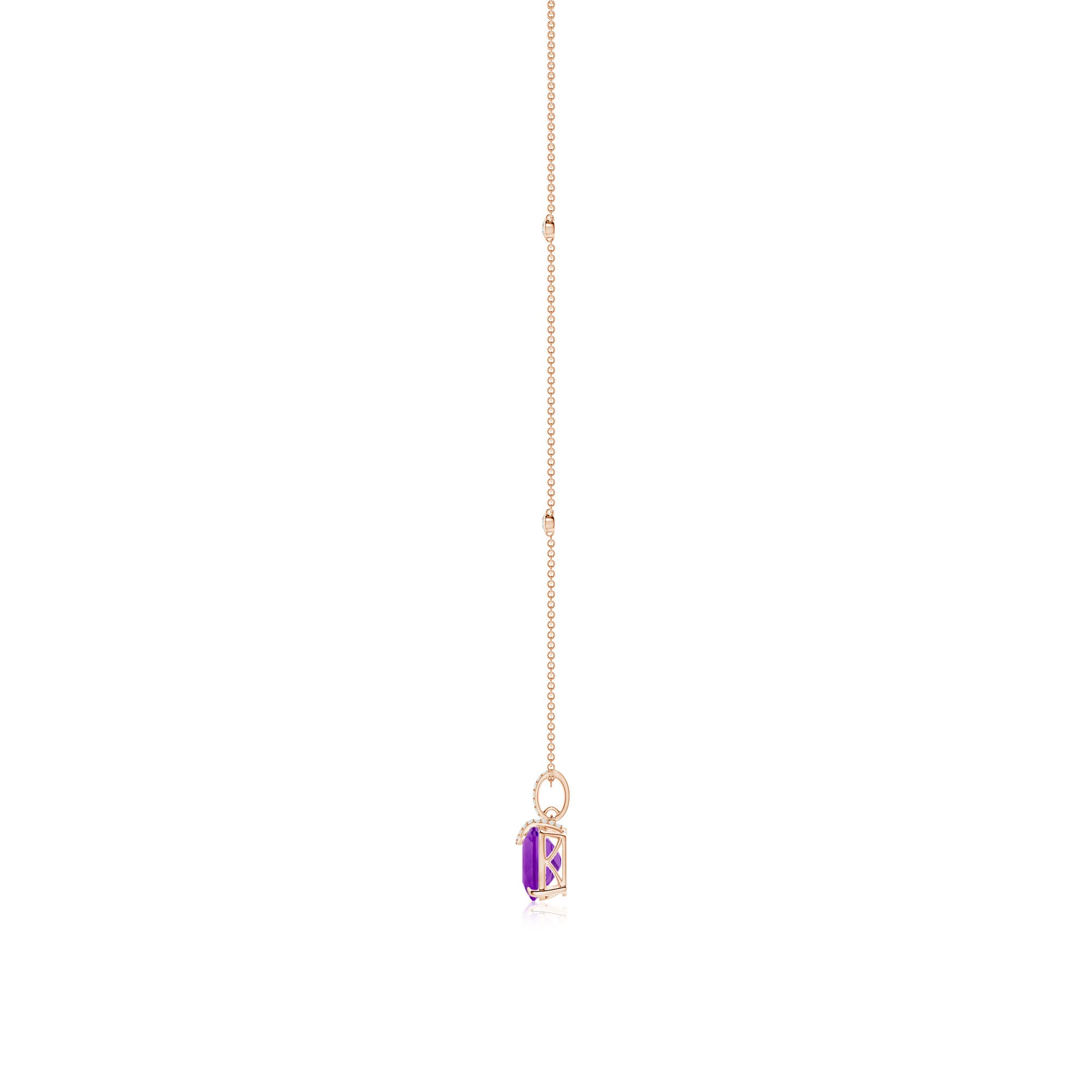 AAAA - Amethyst / 3.06 CT / 14 KT Rose Gold