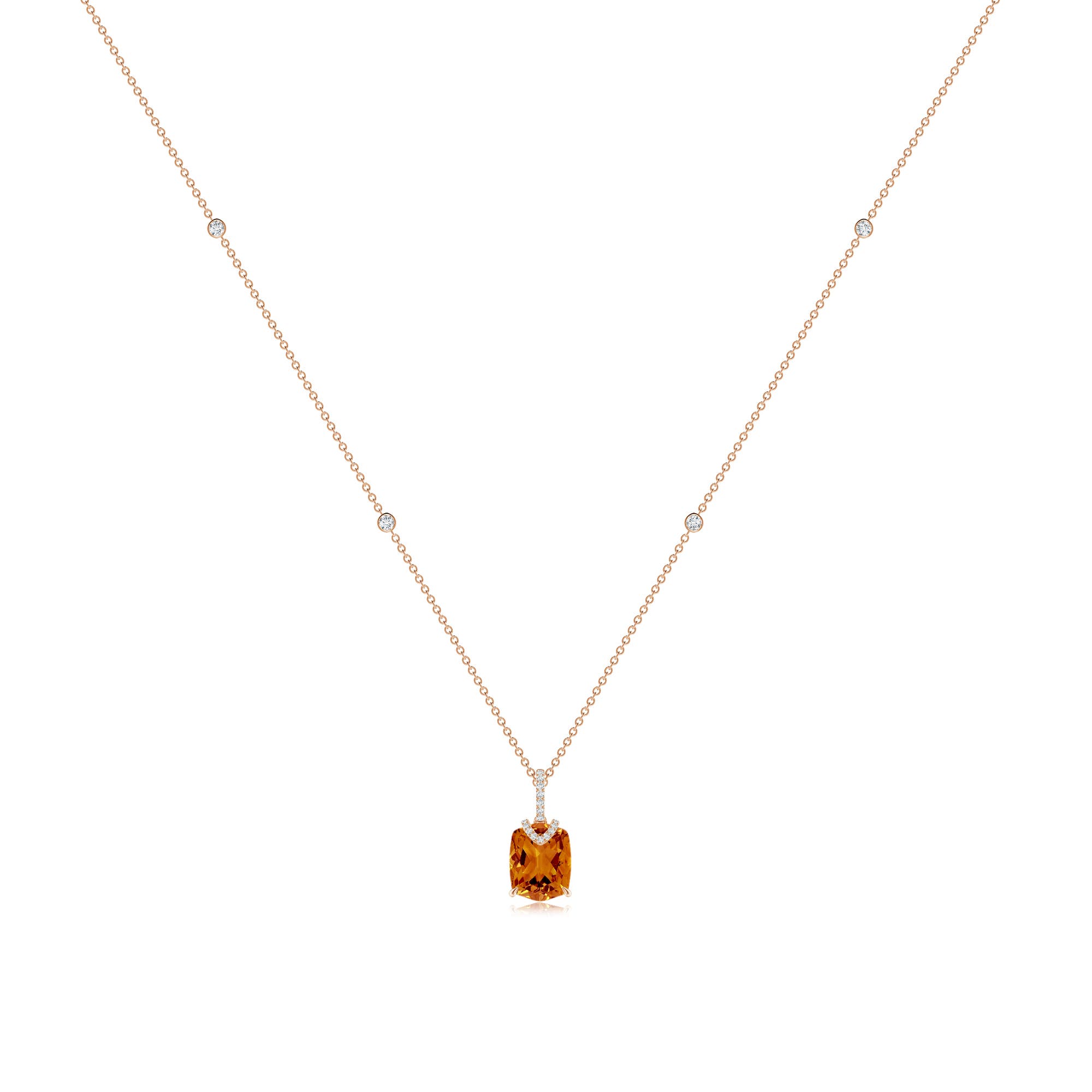 AAAA - Citrine / 3.06 CT / 14 KT Rose Gold