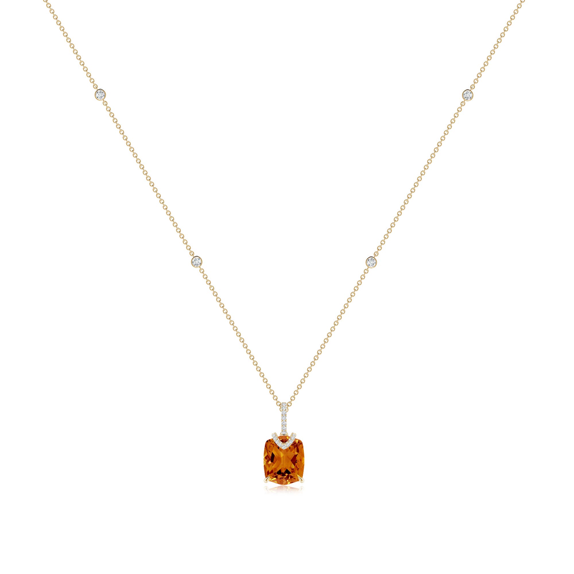 AAAA - Citrine / 5.43 CT / 14 KT Yellow Gold