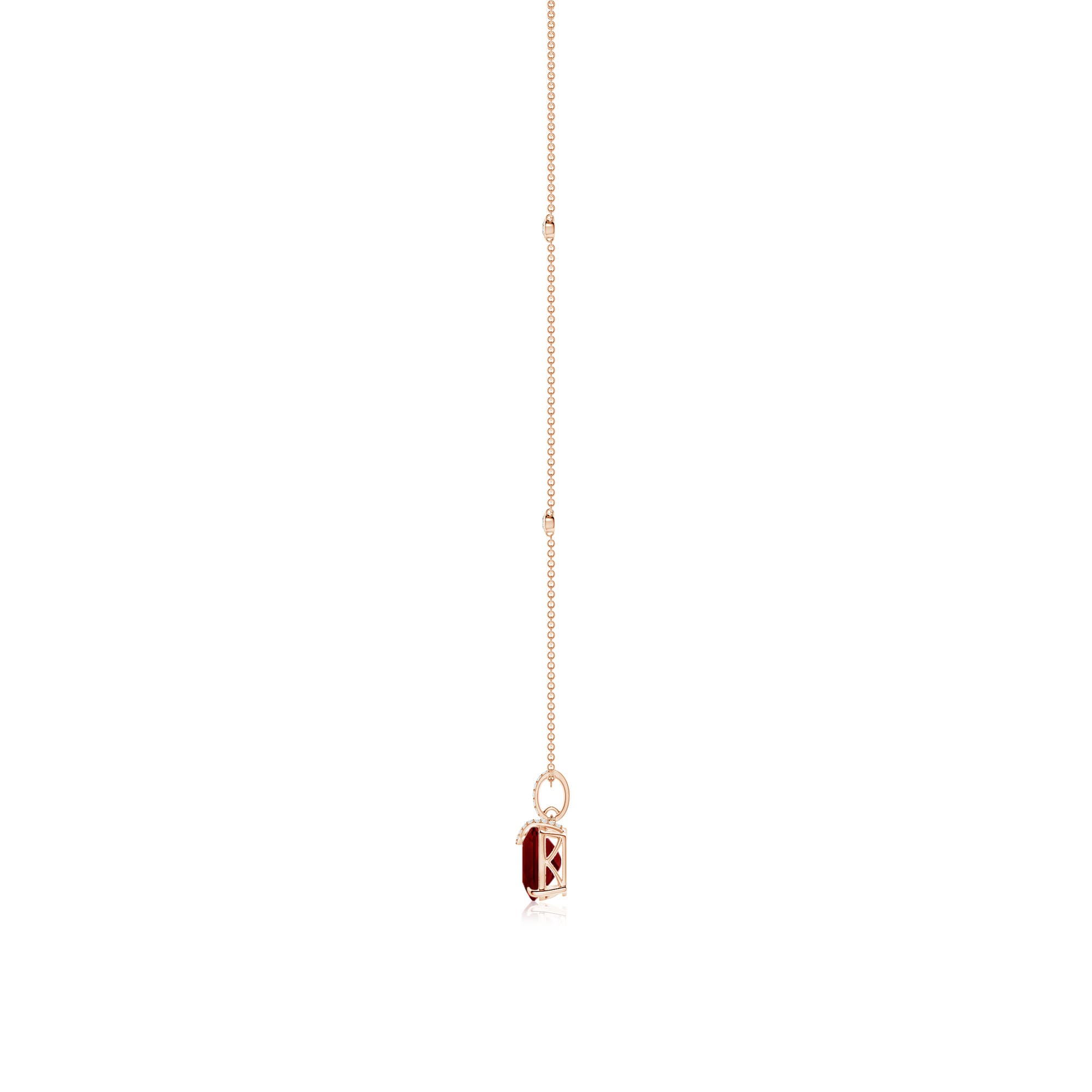 AAAA - Garnet / 3.06 CT / 14 KT Rose Gold