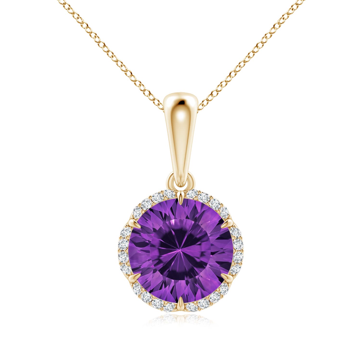 AAAA - Amethyst / 1.87 CT / 14 KT Yellow Gold