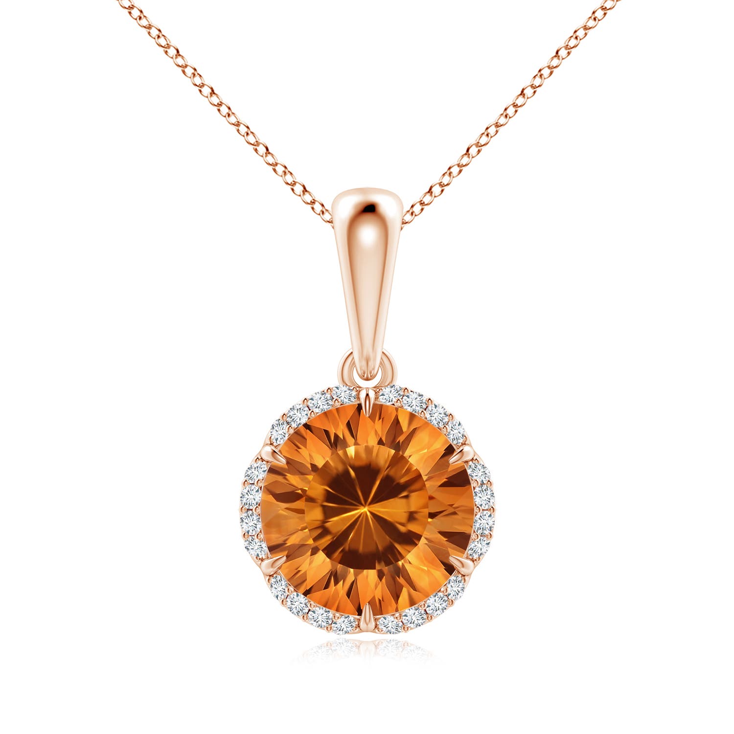 AAAA - Citrine / 1.87 CT / 14 KT Rose Gold