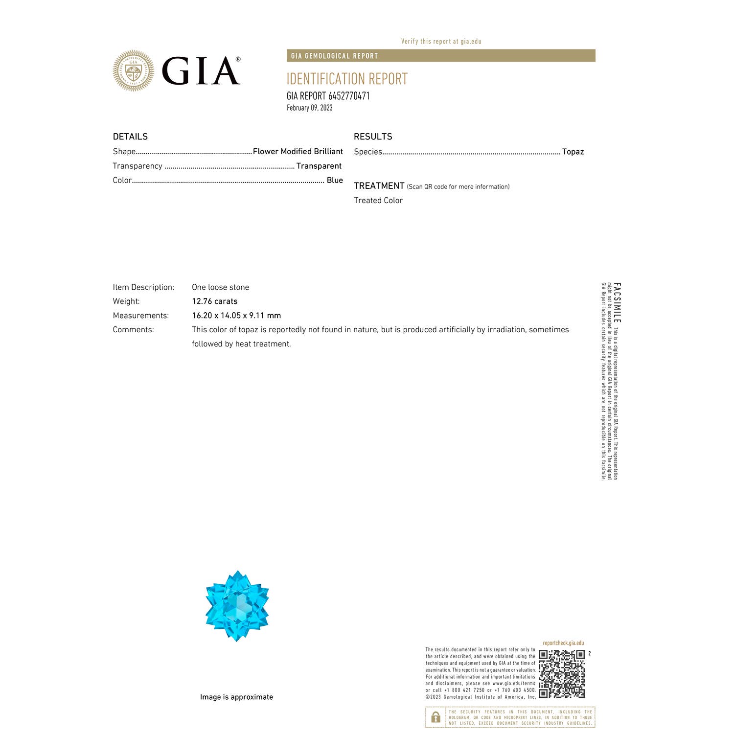 FC_SP2339SBTD_H GIA_Certificate - certificate