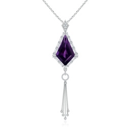 Dangle Amethyst Dangle Necklaces & Pendants