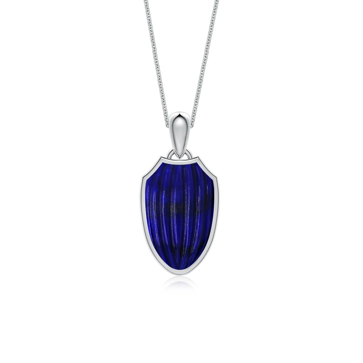 The Heritage Collection Lapis Lazuli Shield-Shaped Pendant by D.K. Surana