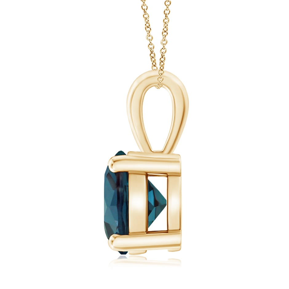 9mm Labgrown Classic Prong-Set Round Lab-Grown Alexandrite Solitaire Pendant in 18K Yellow Gold side 199