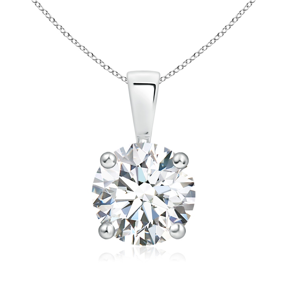 8.1mm FGVS Lab-Grown Classic Round Diamond Solitaire Pendant in P950 Platinum 