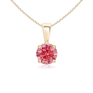Round Fancy Intense, VS Lab Grown Pink Diamond