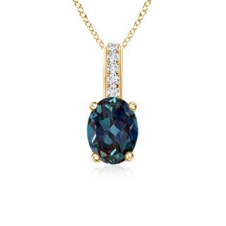 Oval Lab-Grown Lab Grown Alexandrite