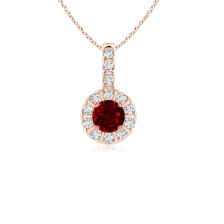 Round Lab-Grown Lab Grown Ruby