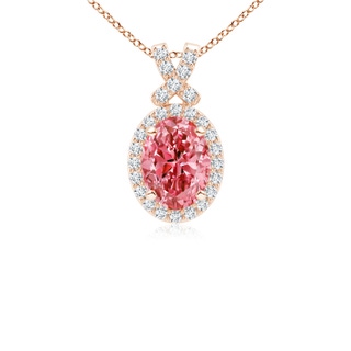 Oval Fancy Intense, VS Lab Grown Pink Diamond