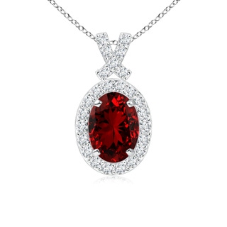 Oval Lab-Grown Lab Grown Ruby