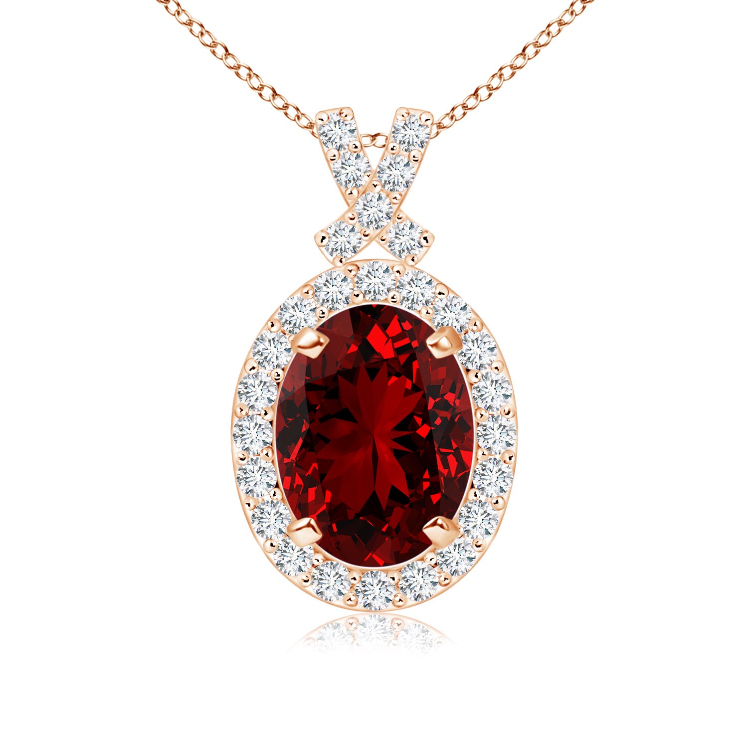 Premium - Lab-Grown Ruby / 1.53 CT / 14 KT Rose Gold