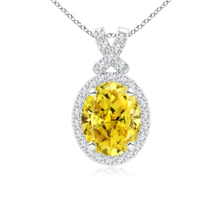 Oval Fancy Intense, VS Lab Grown Yellow Diamond