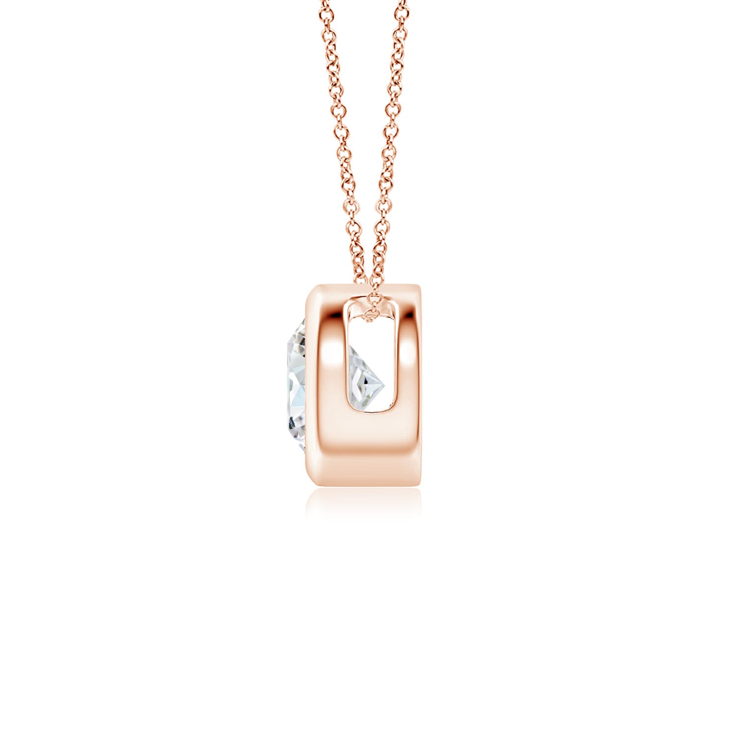 F-G, VS / 0.5 CT / 14 KT Rose Gold