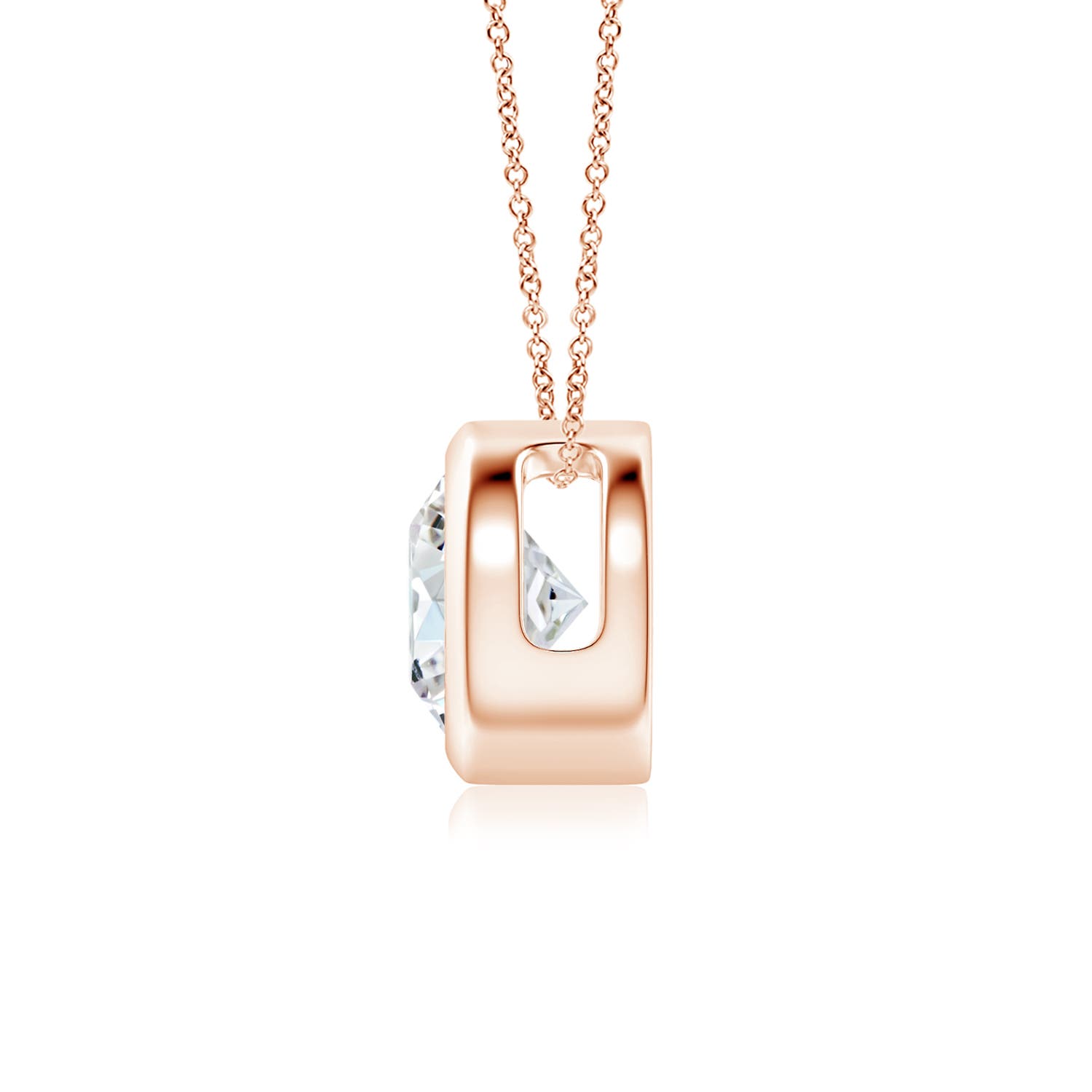 F-G, VS / 1 CT / 14 KT Rose Gold