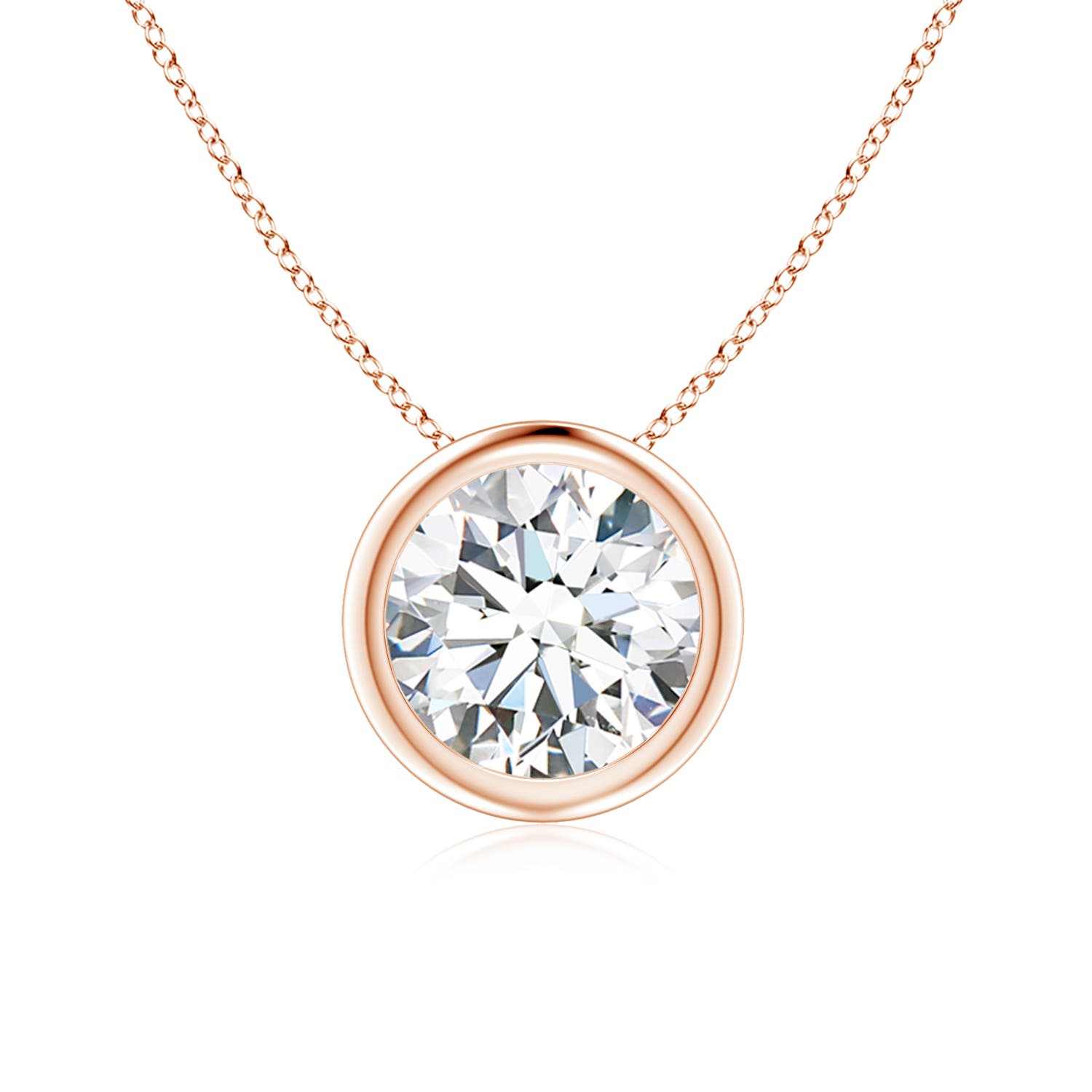 F-G, VS / 1.25 CT / 14 KT Rose Gold