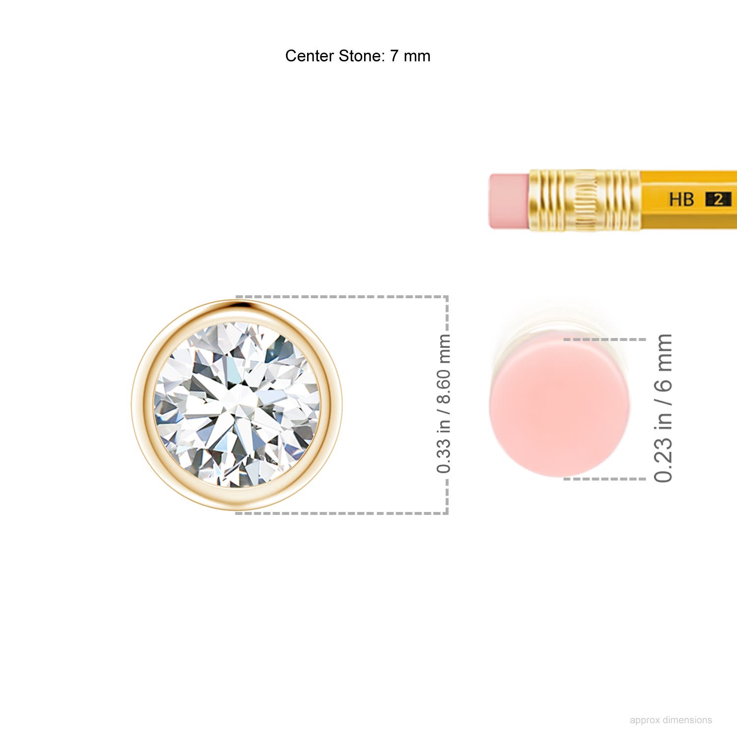 F-G, VS / 1.25 CT / 14 KT Yellow Gold