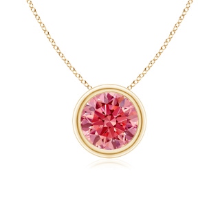 Round Fancy Intense, VS Lab Grown Pink Diamond