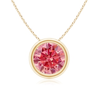 Round Fancy Intense, VS Lab Grown Pink Diamond