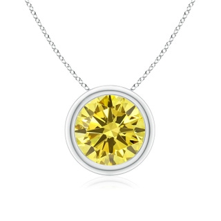 Round Fancy Intense, VS Lab Grown Yellow Diamond