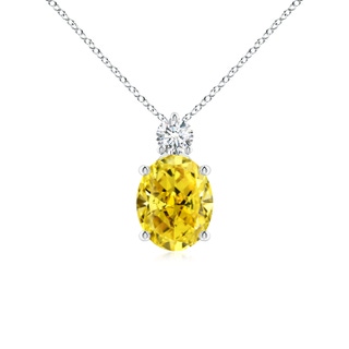 Oval Fancy Intense, VS Lab Grown Yellow Diamond