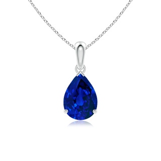 Pear Lab-Grown Lab Grown Blue Sapphire
