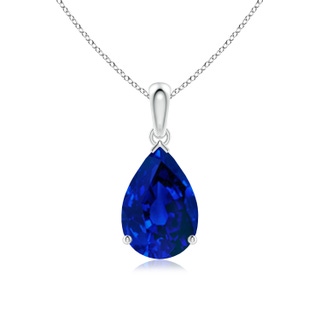 Pear Lab-Grown Lab Grown Blue Sapphire