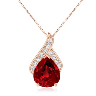 Pear Lab-Grown Lab Grown Ruby