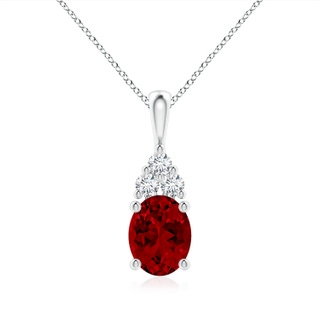 Oval Lab-Grown Lab Grown Ruby
