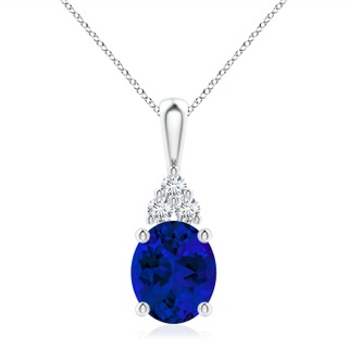 Oval Lab-Grown Lab Grown Blue Sapphire