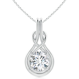 Round Lab Grown Diamond Fashion Necklaces & Pendants