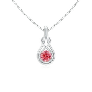 Round Fancy Intense, VS Lab Grown Pink Diamond