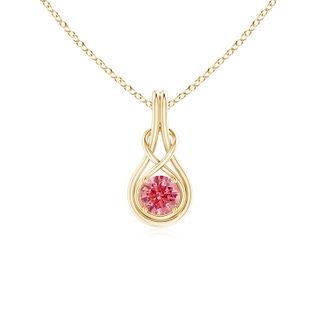 Round Fancy Intense, VS Lab Grown Pink Diamond