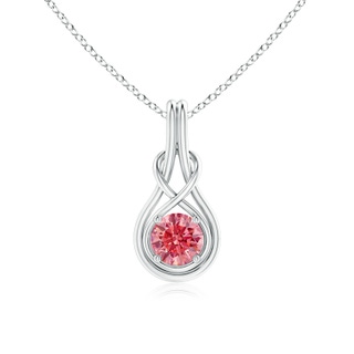 Round Fancy Intense, VS Lab Grown Pink Diamond