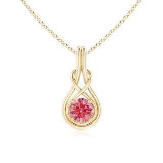 Round Fancy Intense, VS Lab Grown Pink Diamond