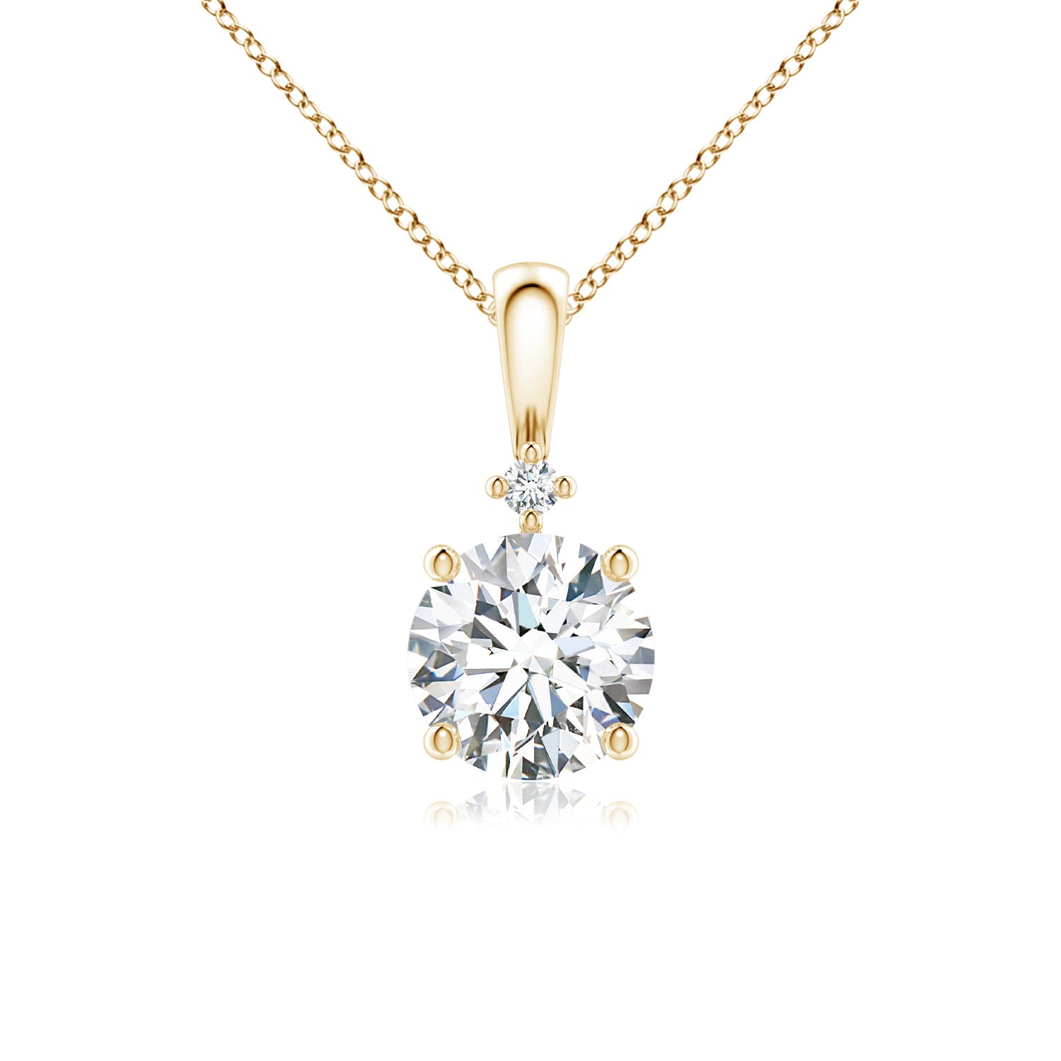 F-G, VS / 1.01 CT / 14 KT Yellow Gold